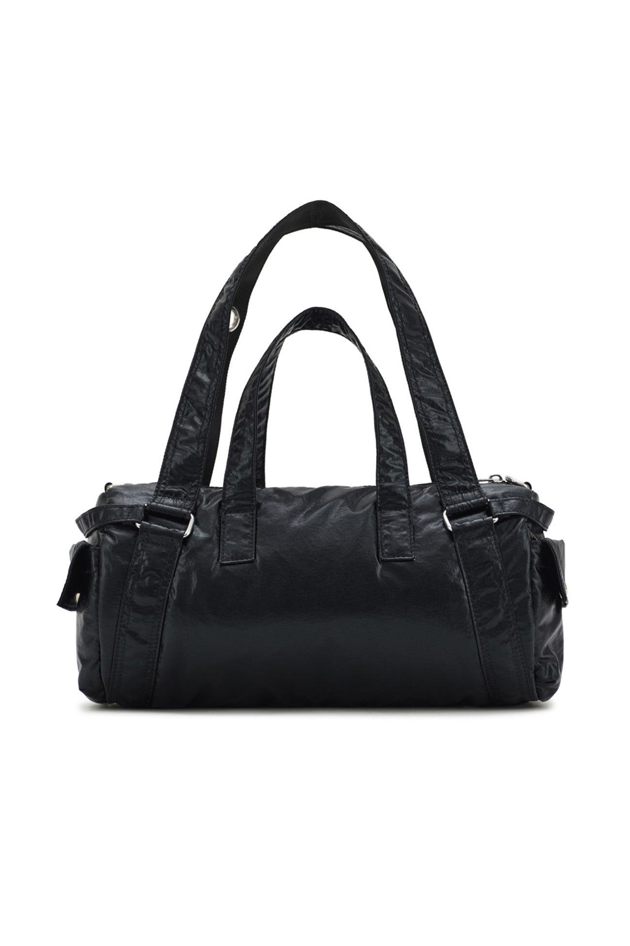 Deinet - Eyelet Glossy Mini Duffle Bag (Black) product image 8 | TRAB K-Fashion Australia