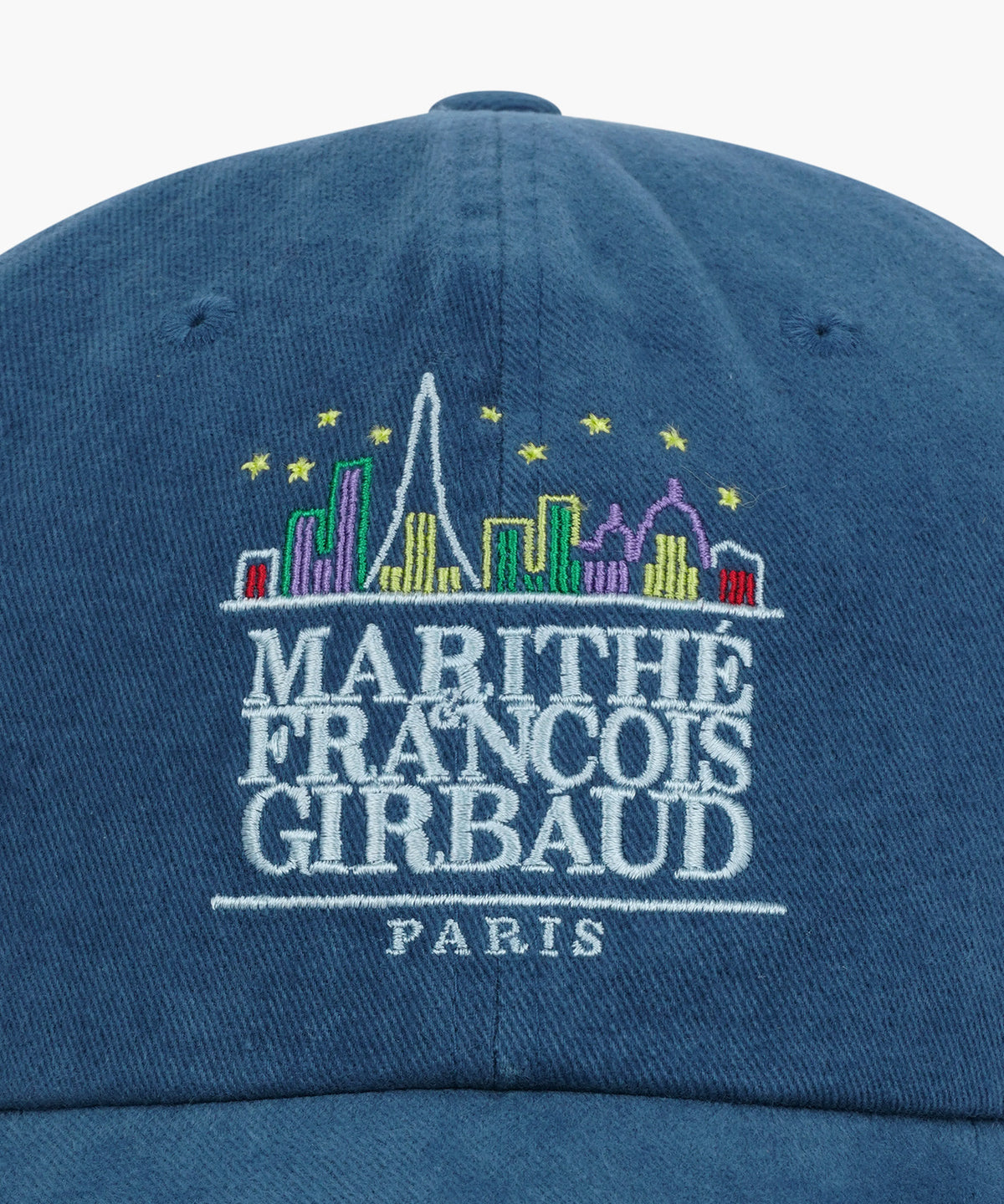 Marithe & Francois Girbaud - City Classic Logo Brushed Flat Brim Cap (Dark Blue) product image 3 | TRAB K-Fashion Australia