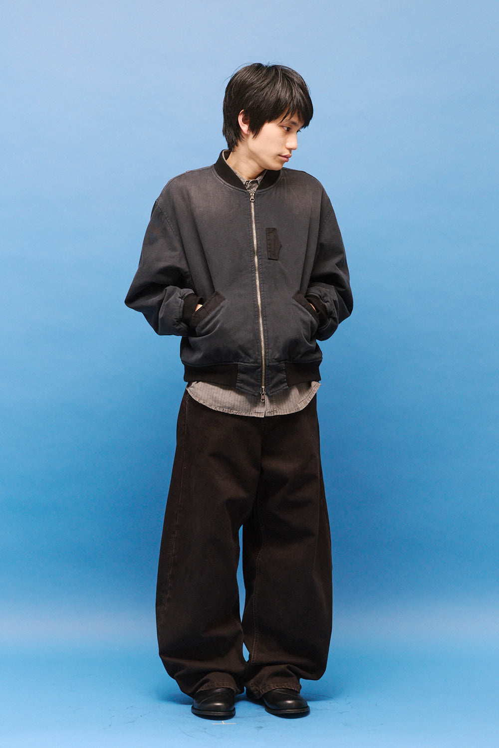 Hatchingroom - Reversible Bomber (Black) product image 12 | TRAB K-Fashion Australia