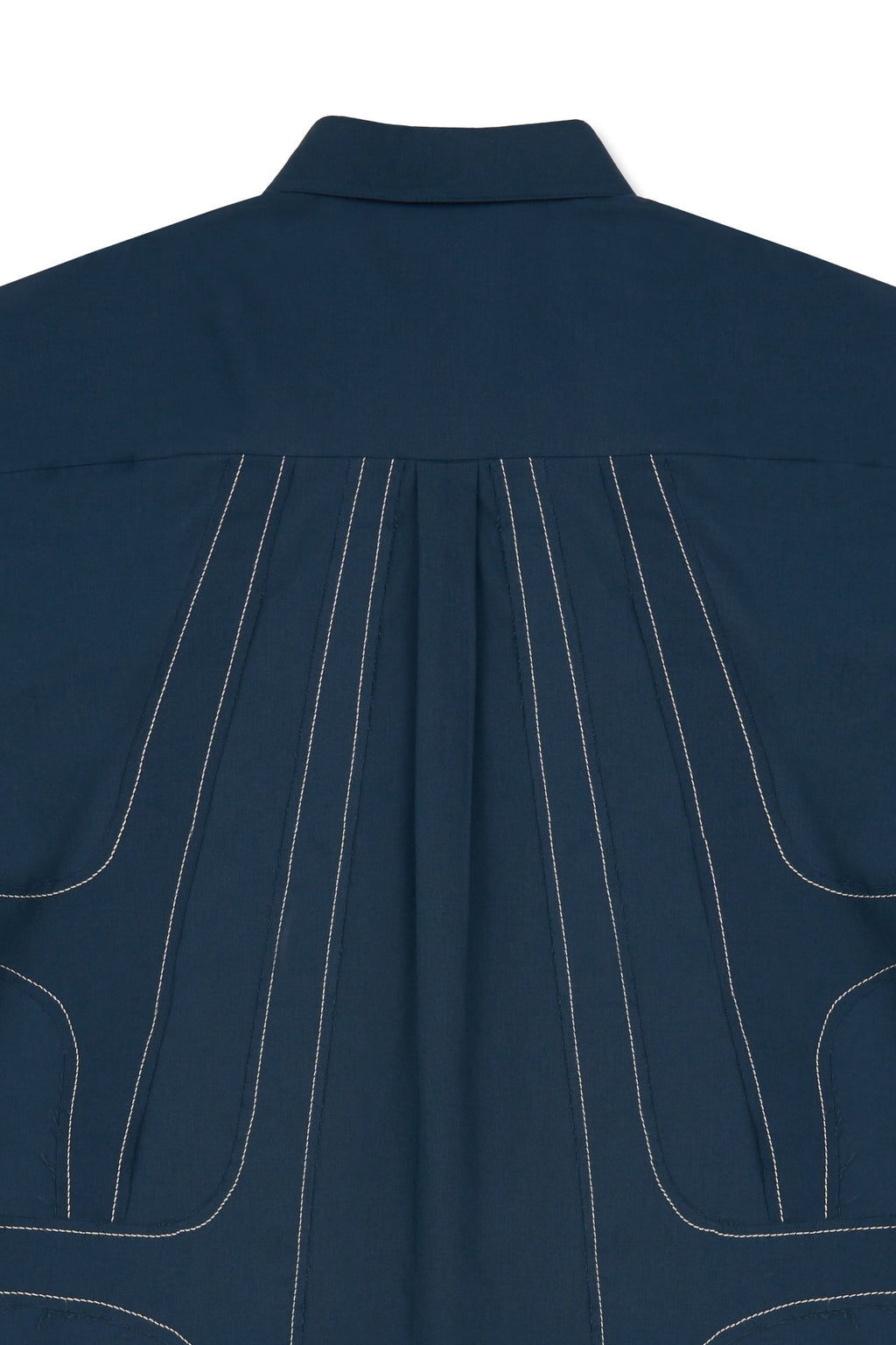 Ioedle - Streamline Short Sleeve Shirt (Navy) product image 1 | TRAB K-Fashion Australia