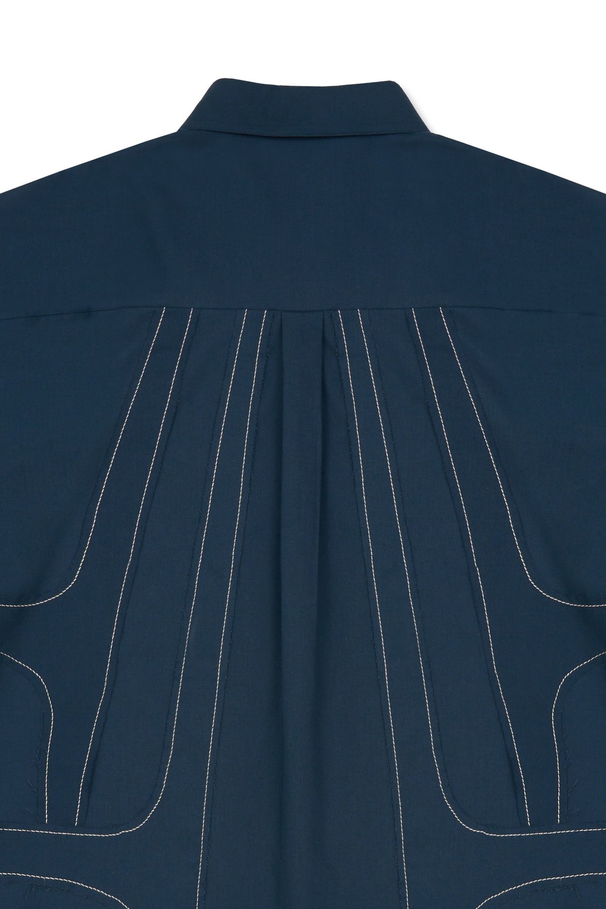 Ioedle - Streamline Short Sleeve Shirt (Navy) product image 1 | TRAB K-Fashion Australia
