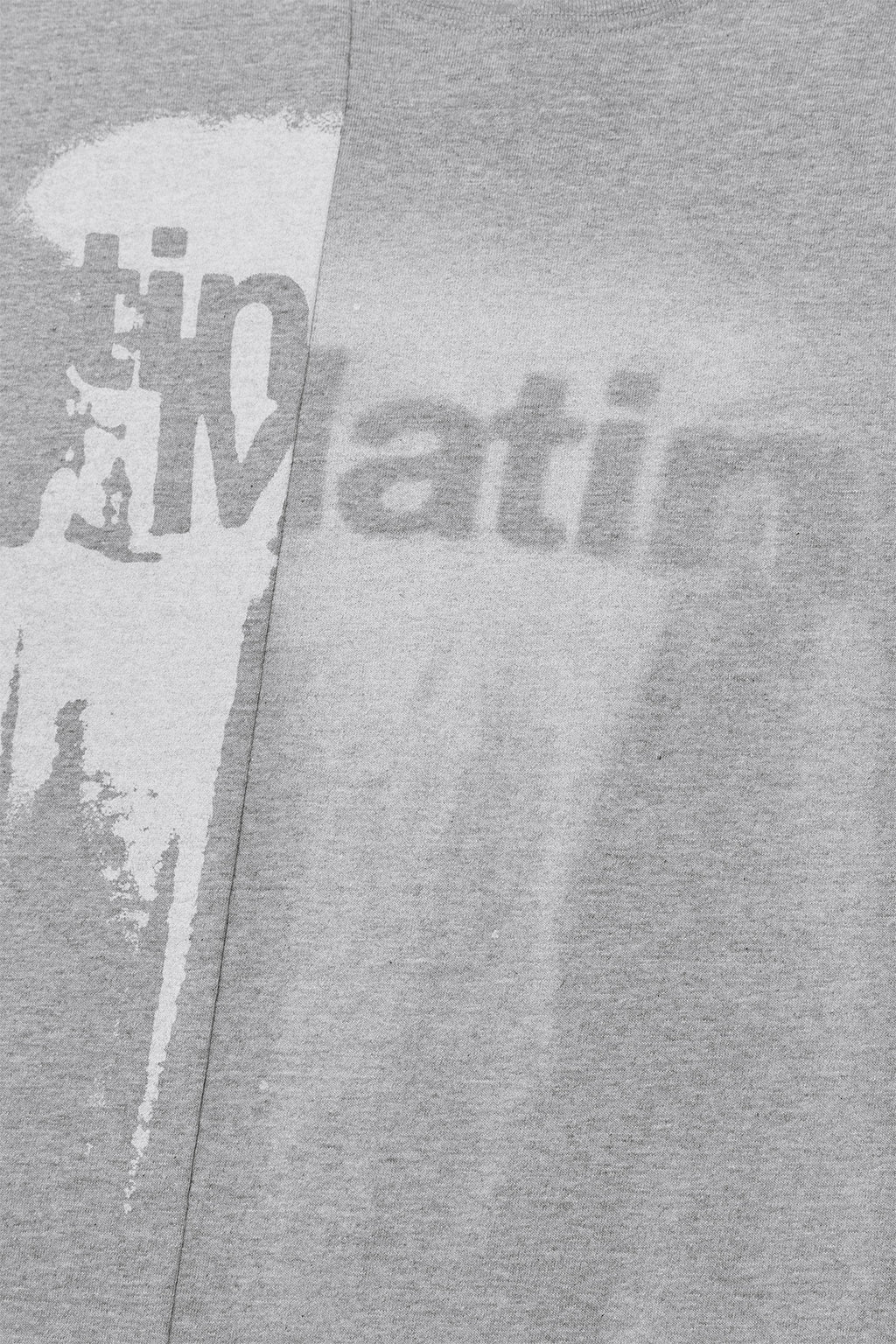 Matin Kim - Unbalance Printing Top (Grey) product image 4 | TRAB K-Fashion Australia