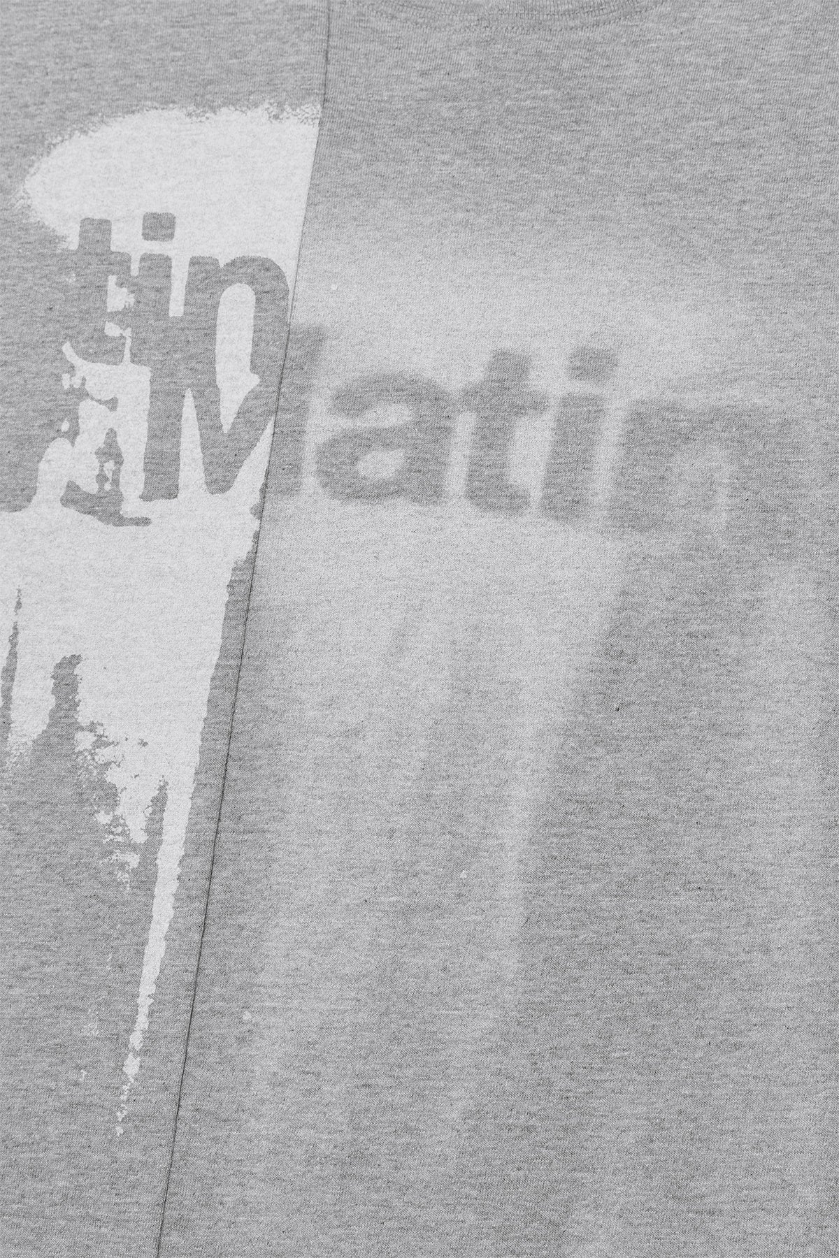 Matin Kim - Unbalance Printing Top (Grey) product image 4 | TRAB K-Fashion Australia