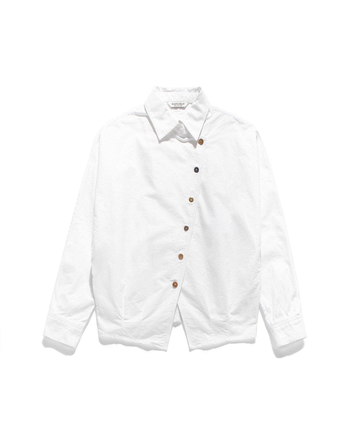 Eastlogue - Antique Slant Blouse (White Oxford) product image 5 | TRAB K-Fashion Australia