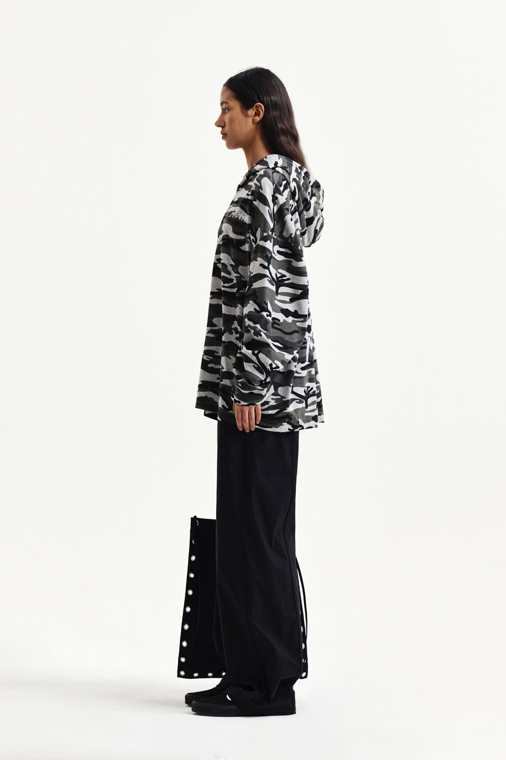 Matin Kim - Multi Panel Wide Pants (Black) product image 6 | TRAB K-Fashion Australia