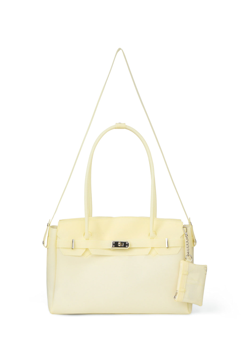 Deinet - [free Card Wallet] Jelly Two-Way Big Bag In Butter product image 5 | TRAB K-Fashion Australia