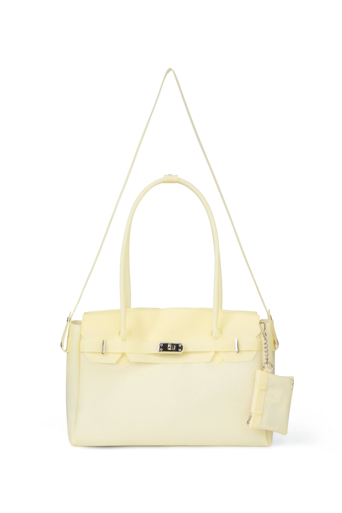 Deinet - [free Card Wallet] Jelly Two-Way Big Bag In Butter product image 5 | TRAB K-Fashion Australia