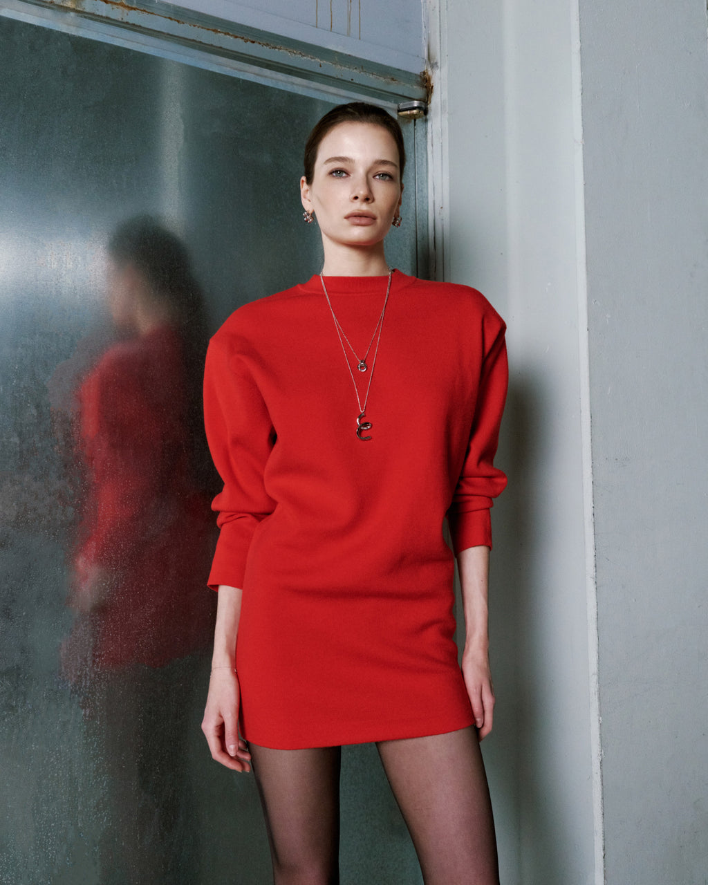 Numbering - Coil Spiral Statement Pendant Necklace #6820 product image 3 | TRAB K-Fashion Australia