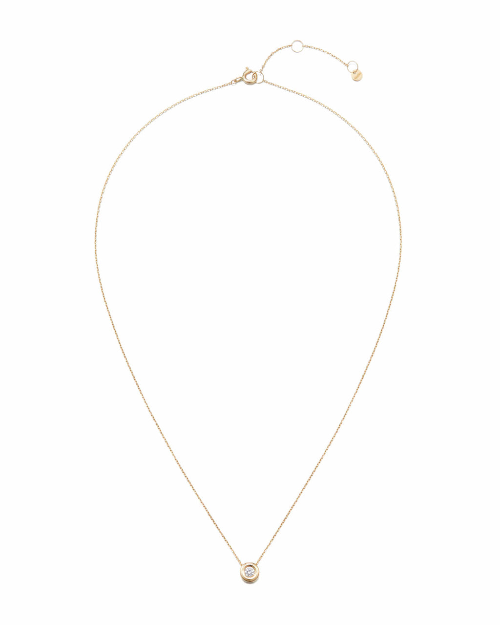 Numbering - Bezel Set Solitaire Pendant Necklace #3701 product image 5 | TRAB K-Fashion Australia