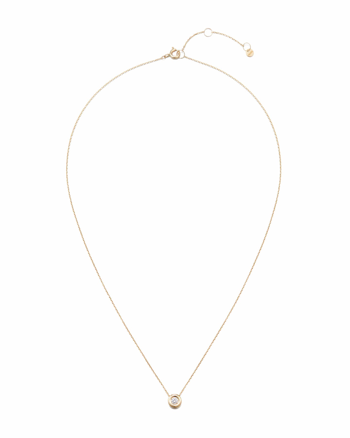 Numbering - Bezel Set Solitaire Pendant Necklace #3701 product image 5 | TRAB K-Fashion Australia