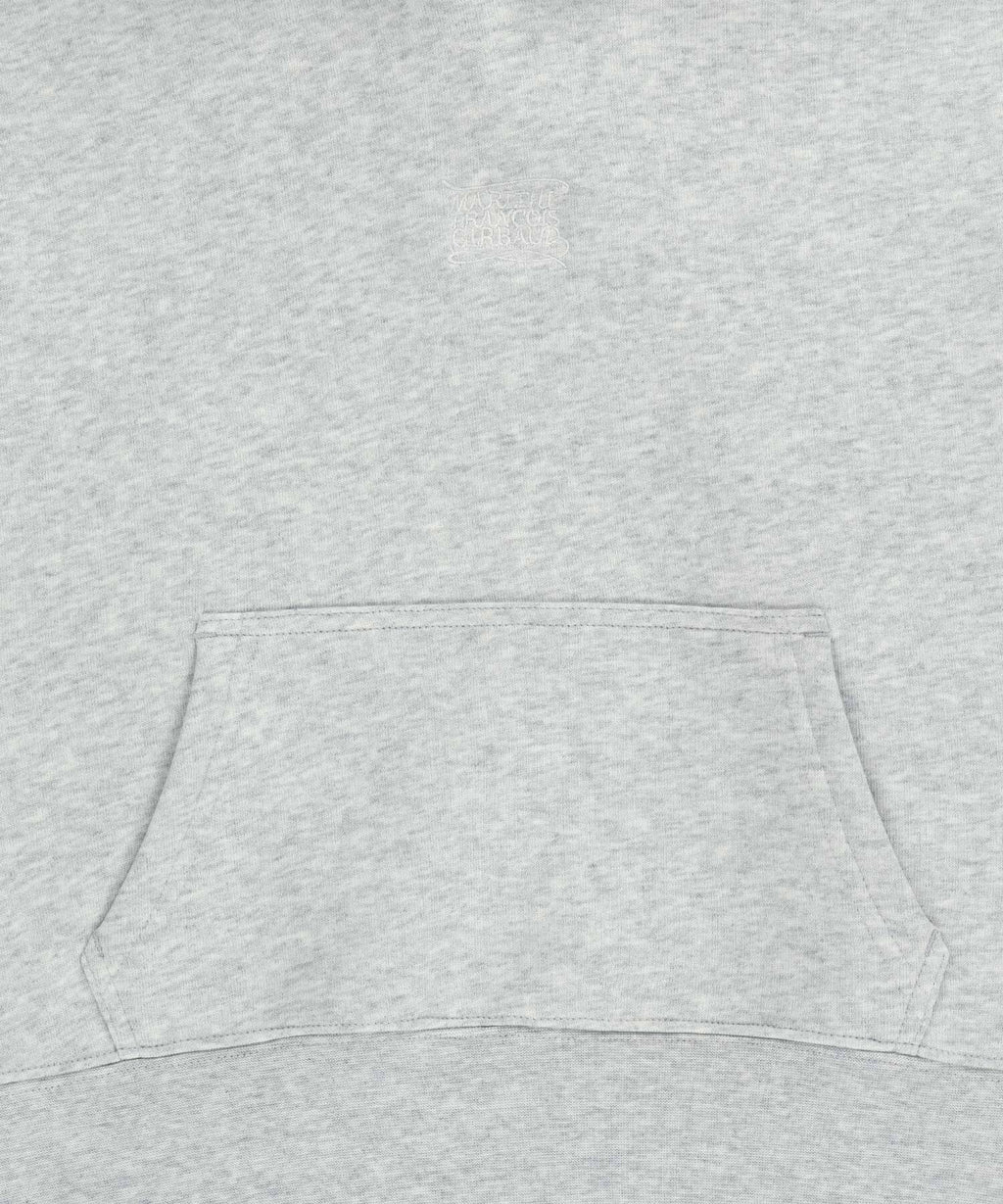 Marithe & Francois Girbaud - Drawing Classic Logo Crop Hoodie (Light Heather Gray) product image 5 | TRAB K-Fashion Australia