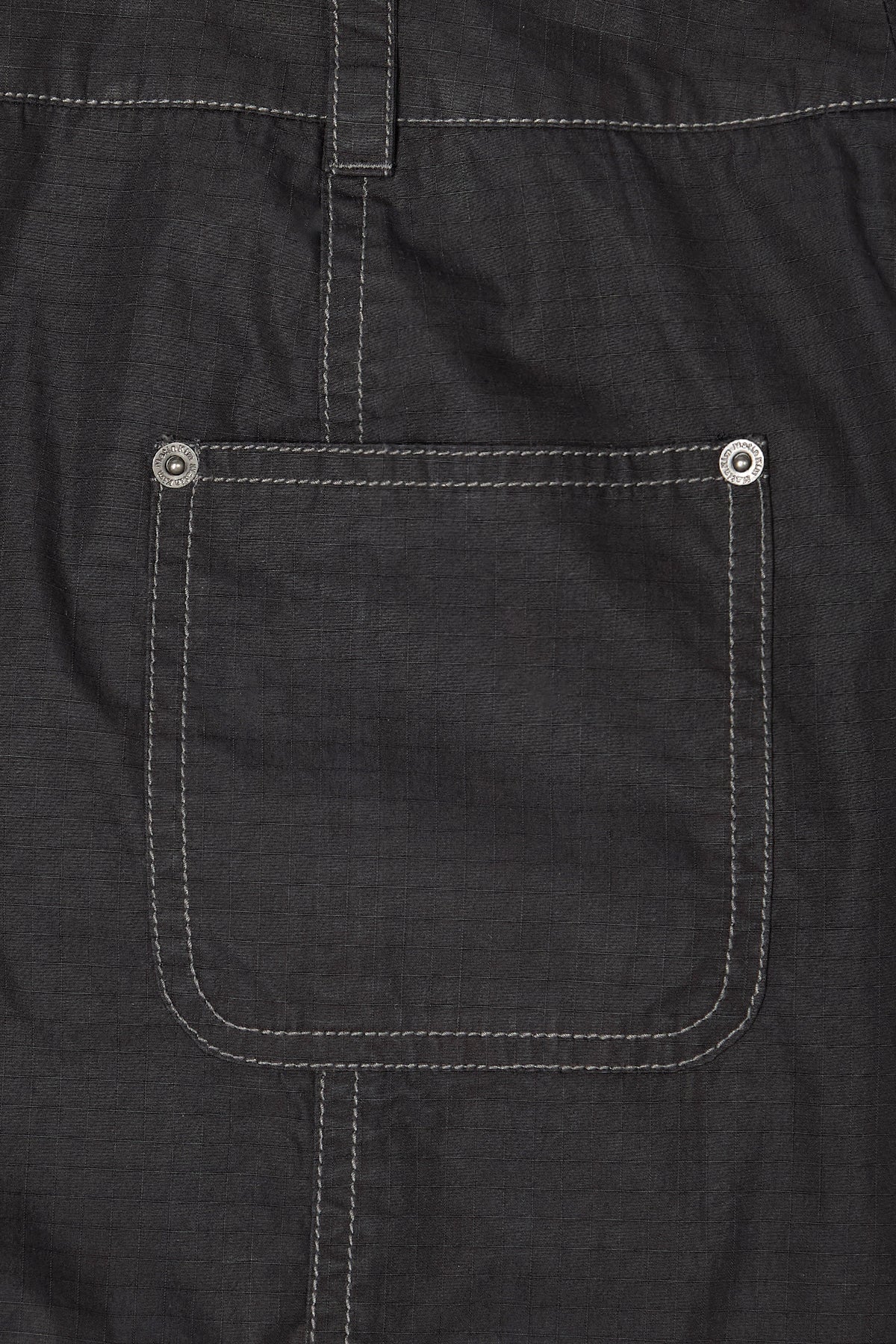 Matin Kim - Pocket Foldover Wrap Mini Skirt (Black) product image 4 | TRAB K-Fashion Australia