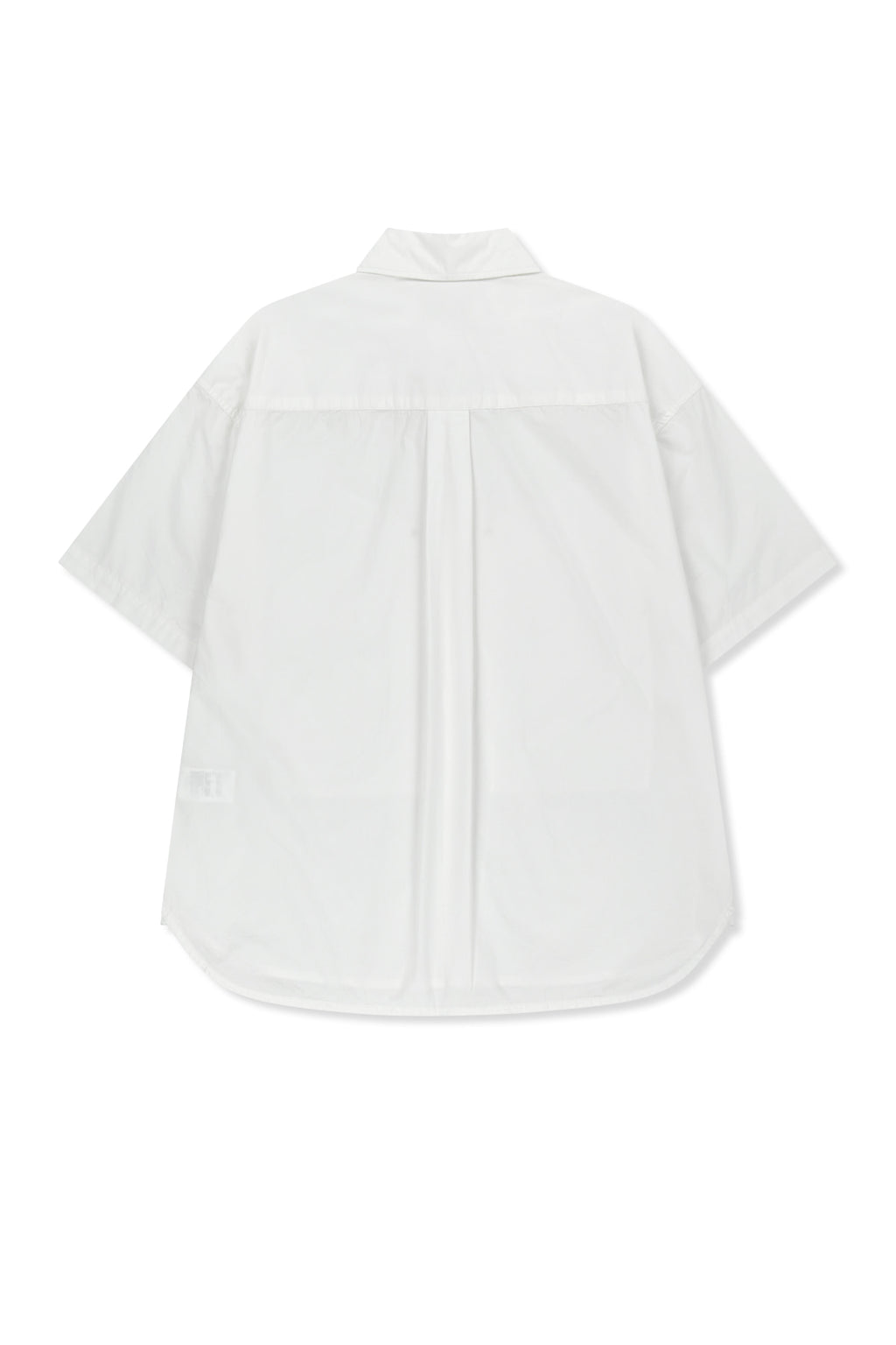 Matin Kim - Half Sleeve Pocket Shirt (White) product image 2 | TRAB K-Fashion Australia