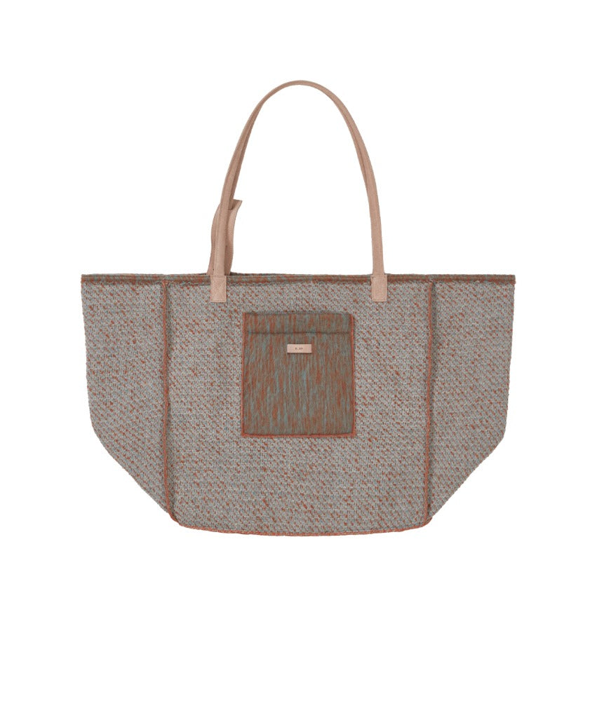 XLIM - Ep.8 Synopsis 01 Fur Bag (Orange / Mint) product image 1 | TRAB K-Fashion Australia