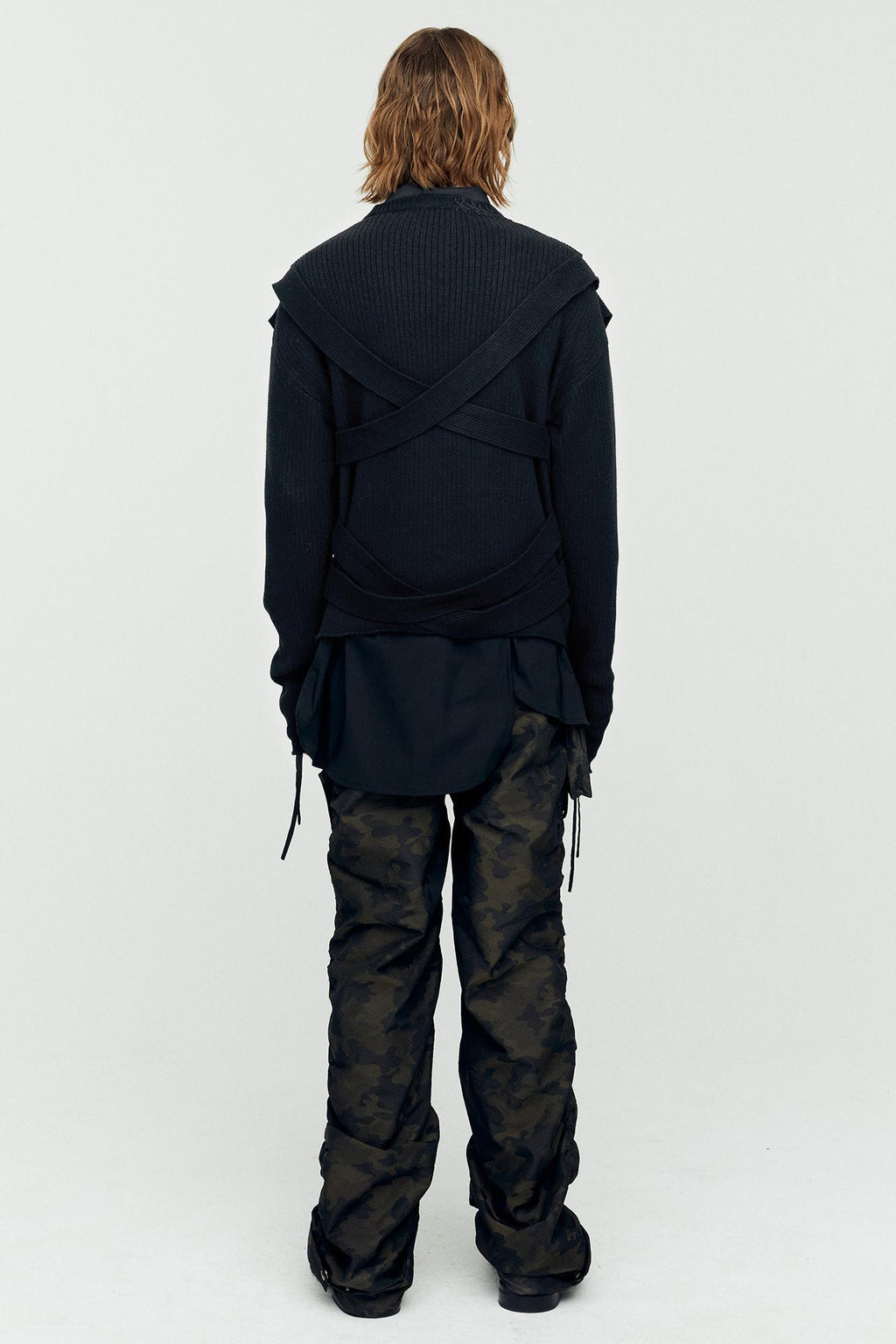 Andersson Bell - Harness Crew-Neck Sweater (Black) product image 3 | TRAB K-Fashion Australia