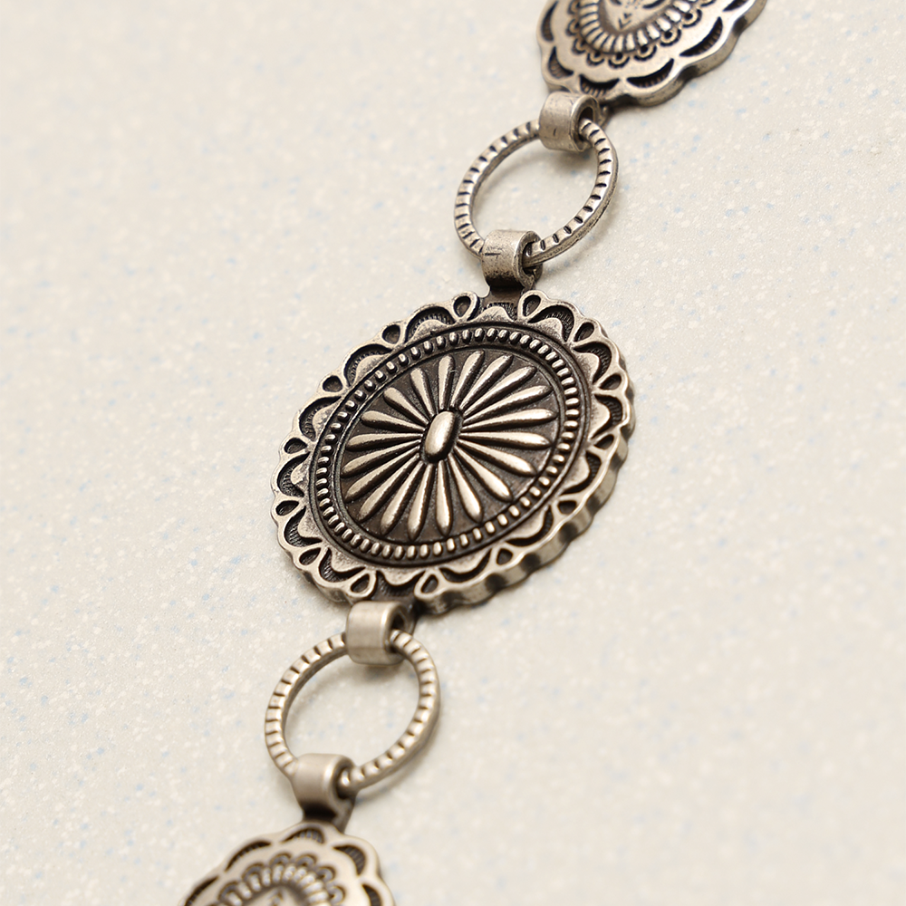 Towtow Archive - Yanni Concho Link Bracelet Silver Burnish (OC) product image 3 | TRAB K-Fashion Australia