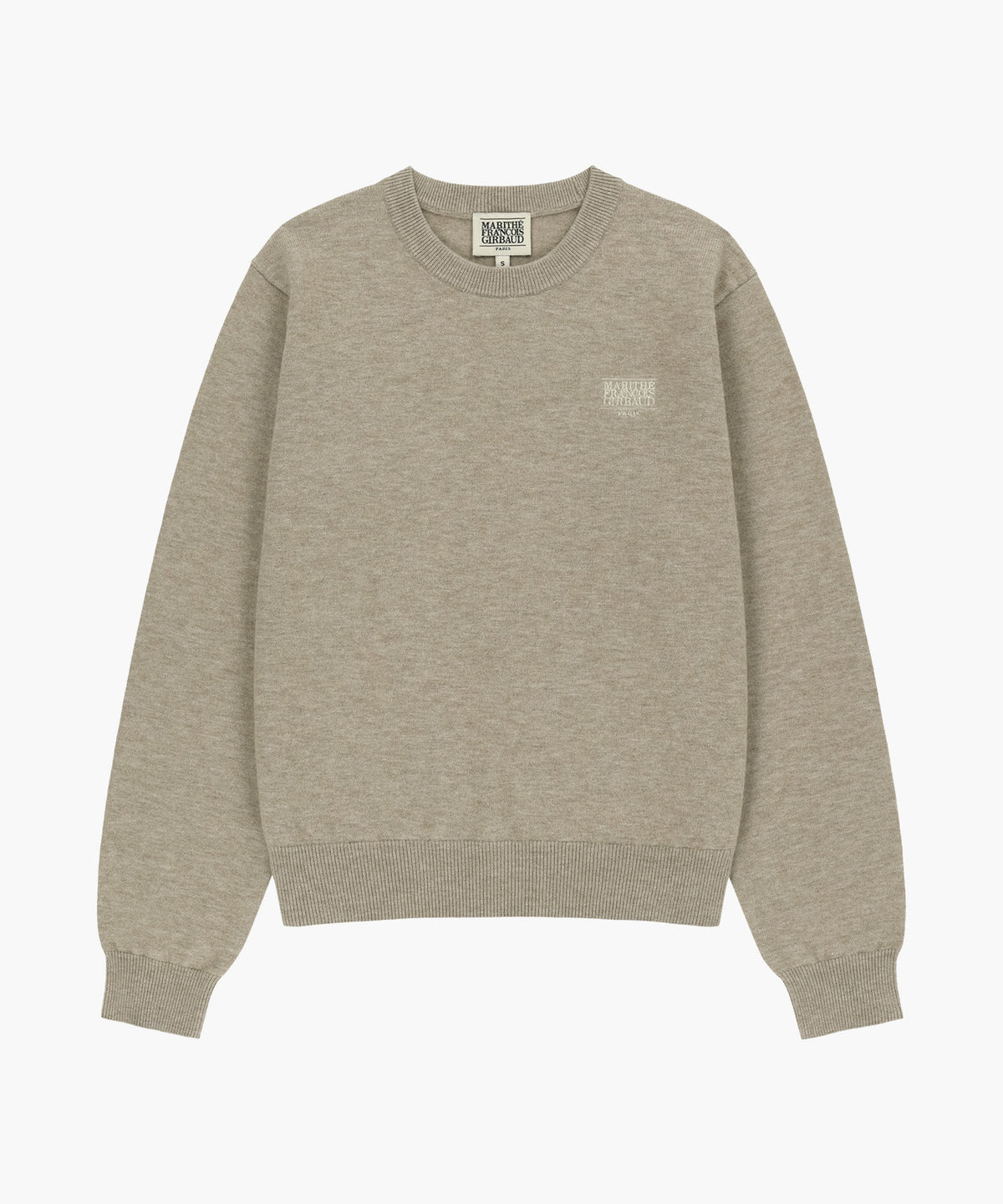 Marithe & Francois Girbaud - Small Classic Logo Knit Pullover (Beige) product image 5 | TRAB K-Fashion Australia