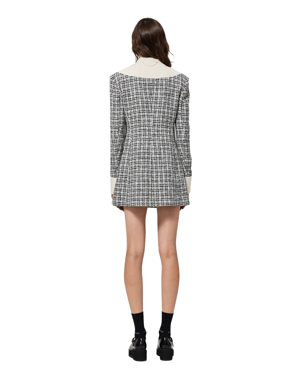 Kimhe Kim - Malevich Tweed Jacket Dress (Black/White) product image 4 | TRAB K-Fashion Australia