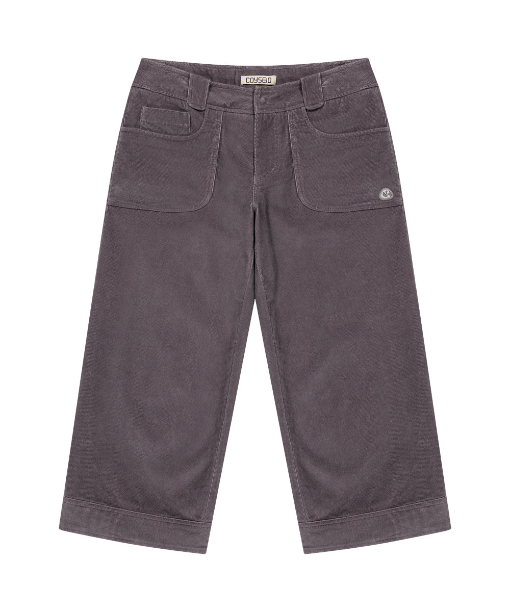 Coyseio - Rustic Corduroy Capri Pants (Purple Grey) product image 11 | TRAB K-Fashion Australia
