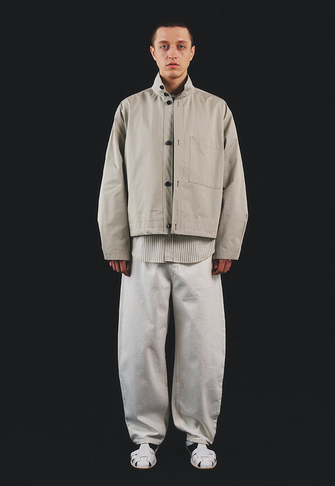 Art if acts - One Pocket Stand Collar Shirt (Grey) product image 3 | TRAB K-Fashion Australia