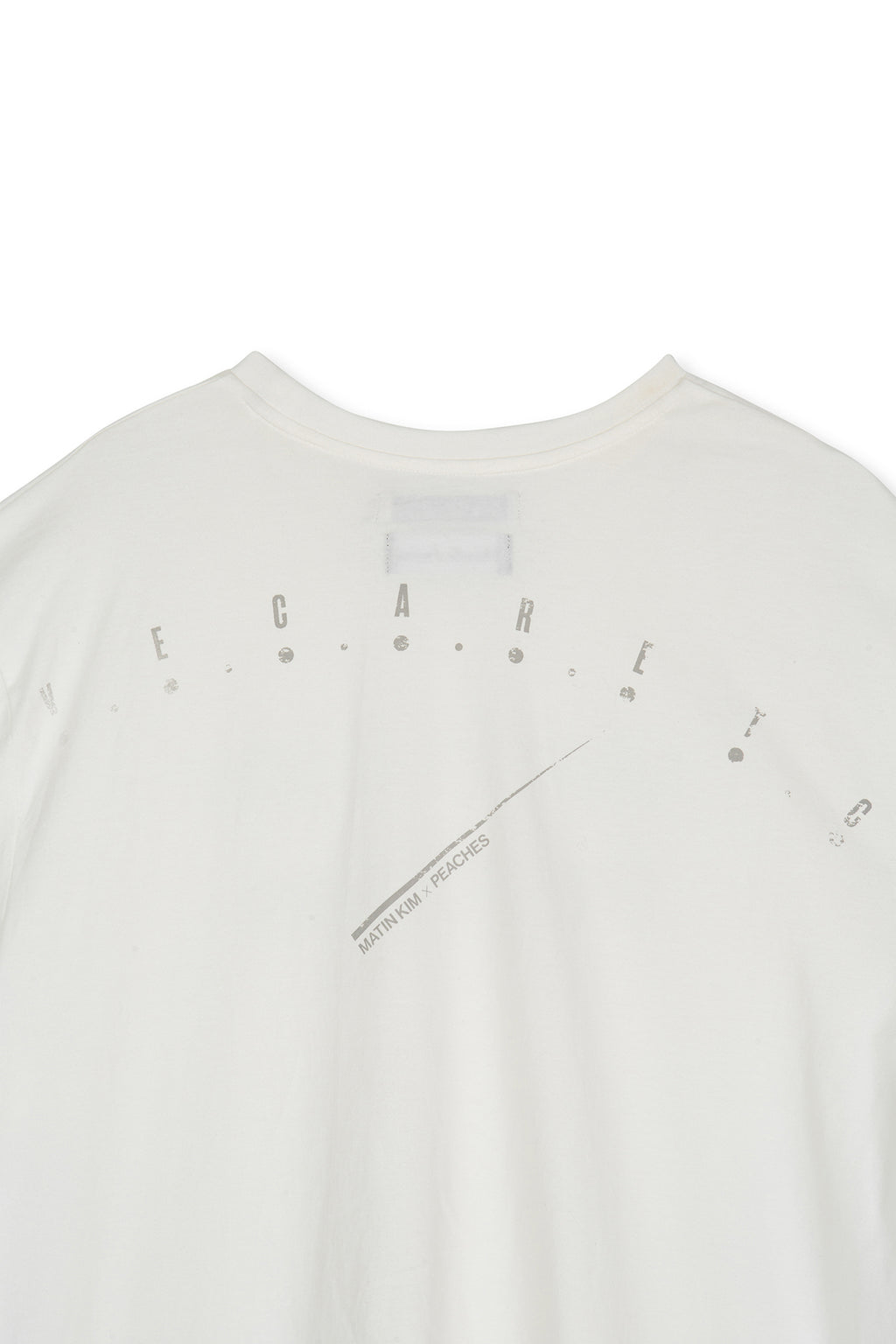 Matin Kim - Peaches Logo Graphic Top (White) product image 7 | TRAB K-Fashion Australia