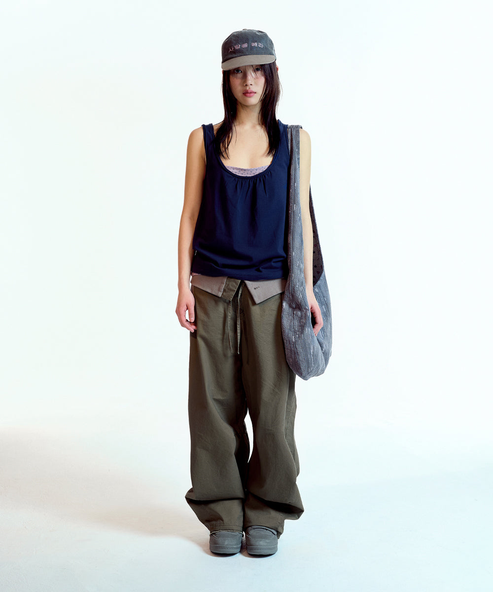 Coyseio - Dudu Layered Sleeveless (Navy) product image 14 | TRAB K-Fashion Australia