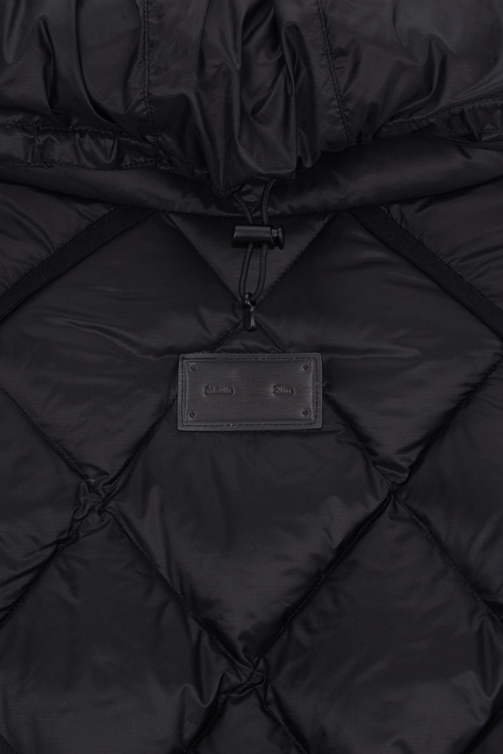 Matin Kim - Quilting Hoody Lightweight Jumper (down Blended) (Black) product image 4 | TRAB K-Fashion Australia