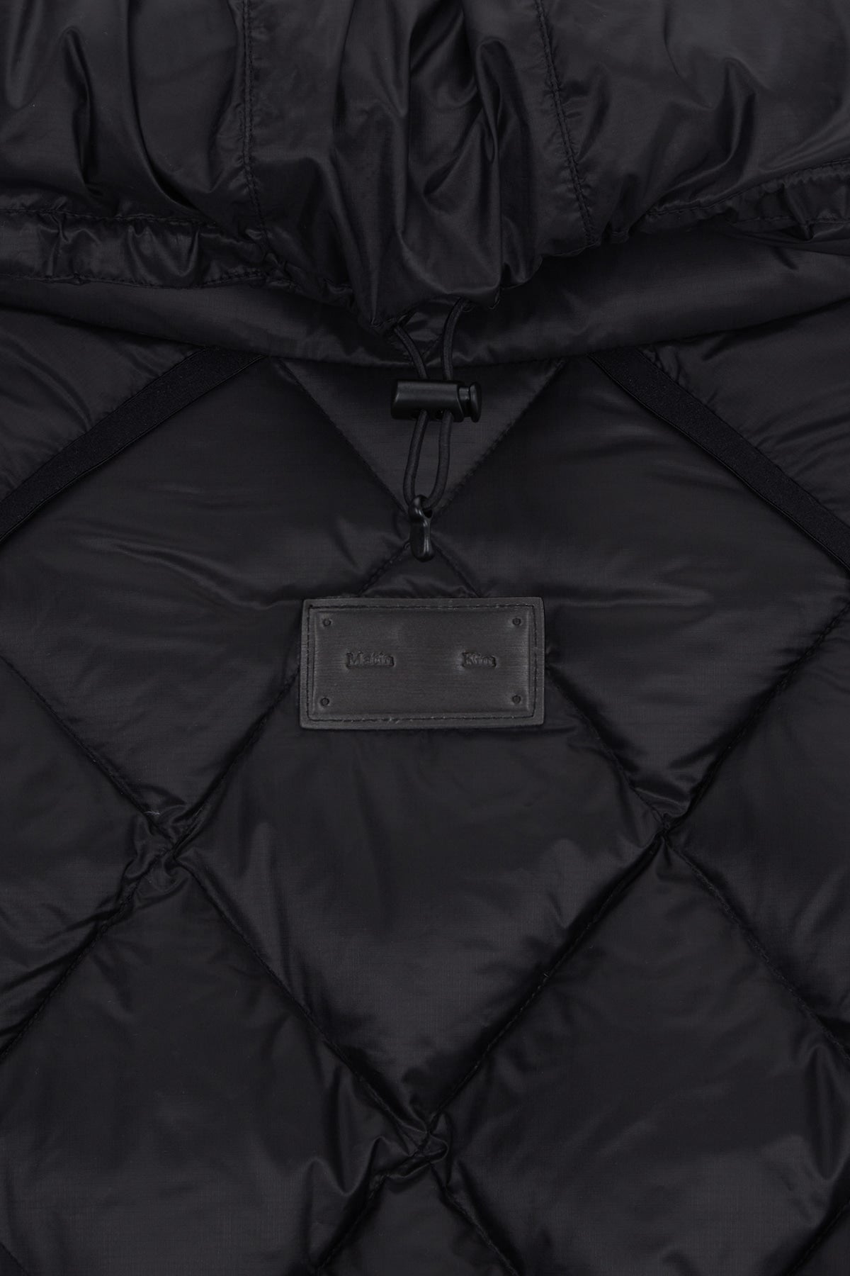 Matin Kim - Quilting Hoody Lightweight Jumper (down Blended) (Black) product image 4 | TRAB K-Fashion Australia