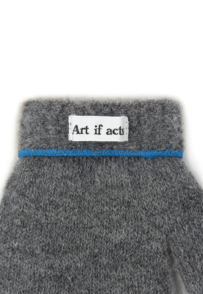 Art if acts - TEMBEA X Art if acts_ 3 Fingers Mitten (Grey) product image 5 | TRAB K-Fashion Australia