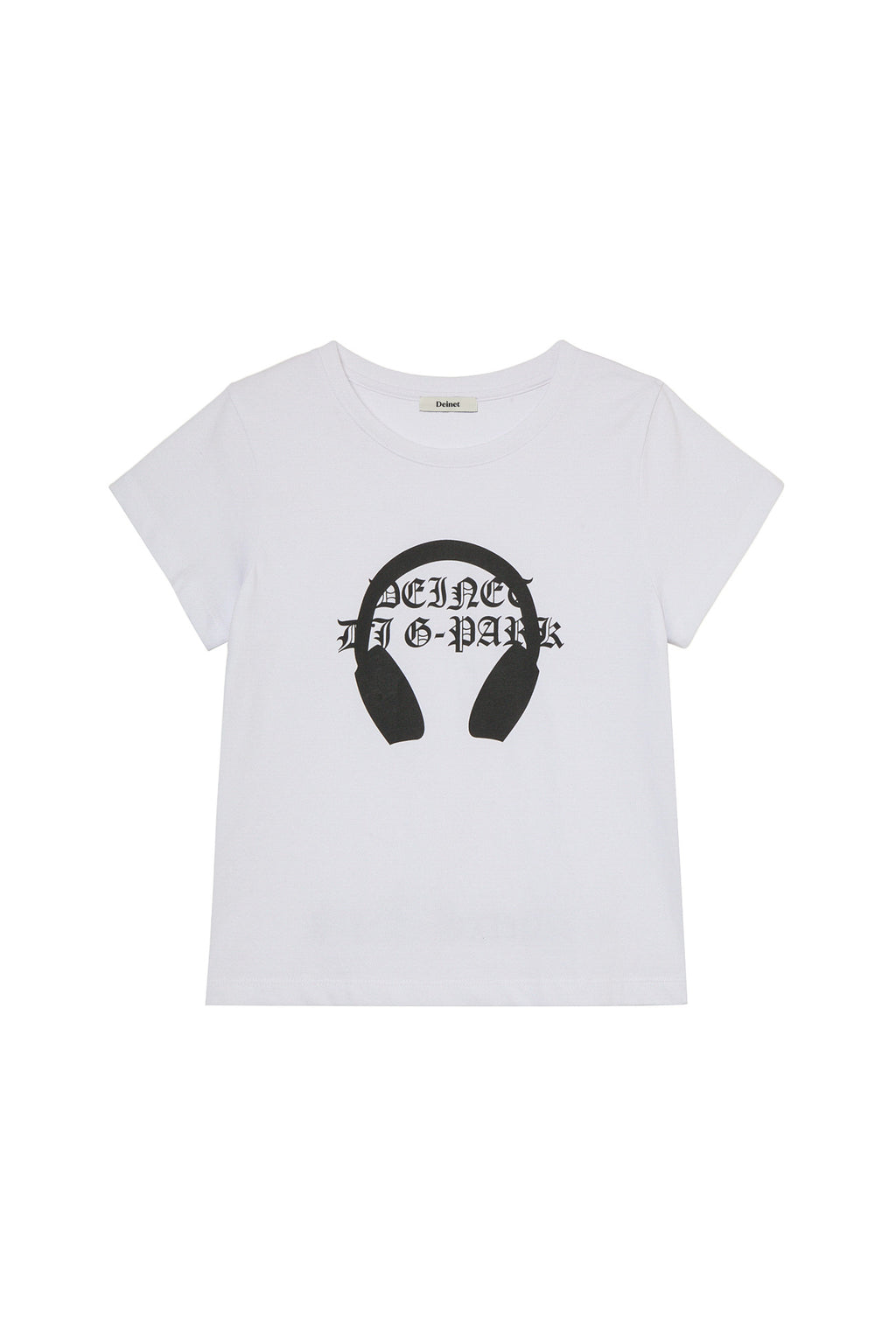 Deinet - Headset Basic T-Shirt (White) product image 1 | TRAB K-Fashion Australia