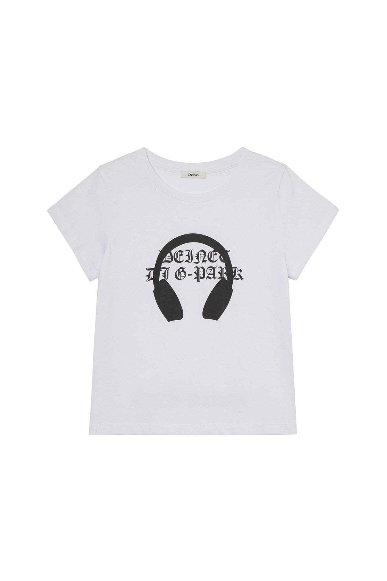 Deinet - Headset Basic T-Shirt (White) product image 1 | TRAB K-Fashion Australia