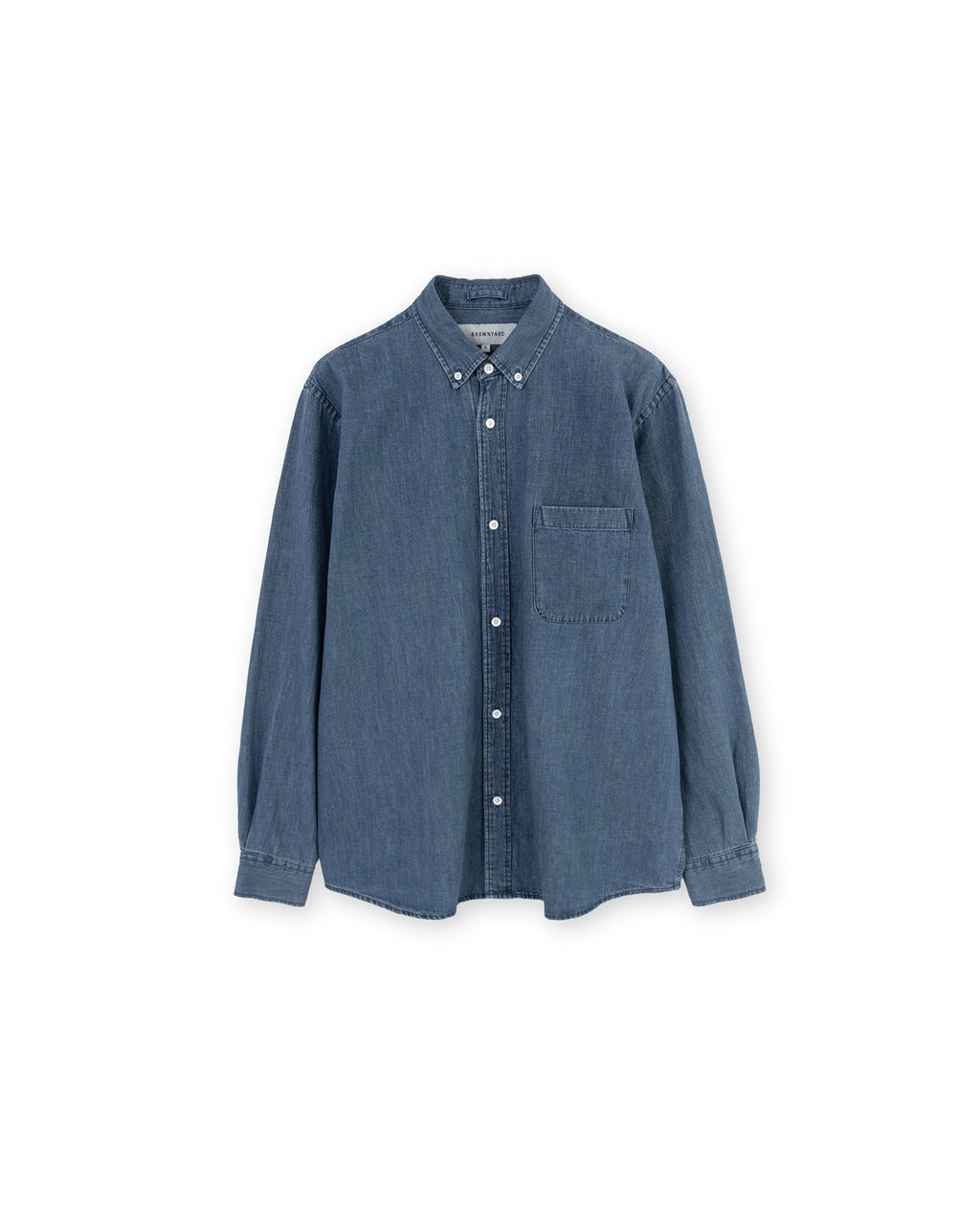 Brownyard - Button Down Denim Shirt (Blue) product image 3 | TRAB K-Fashion Australia