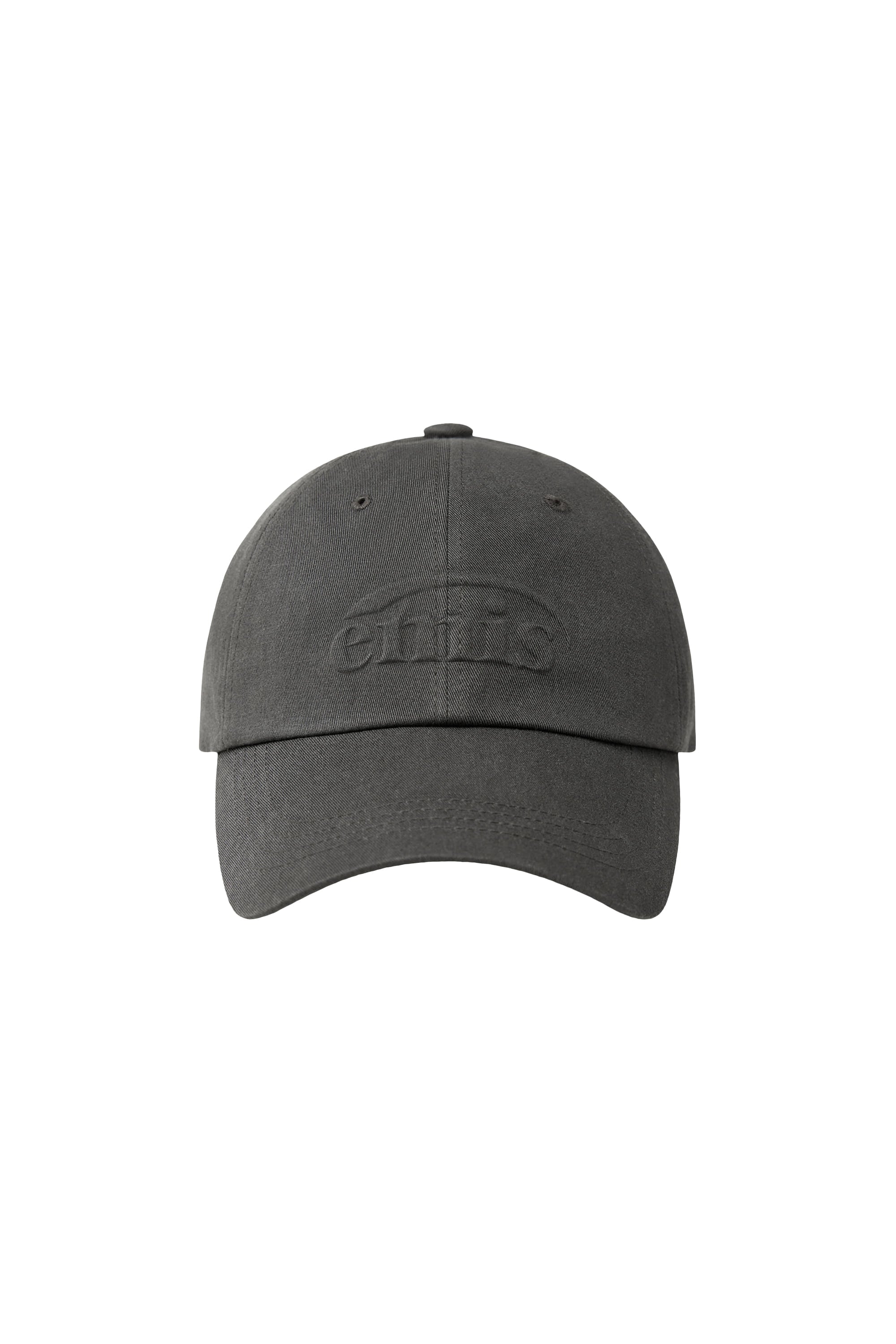 Emis - Embossing Logo Ball Cap (Charcoal) product image 1 | TRAB K-Fashion Australia
