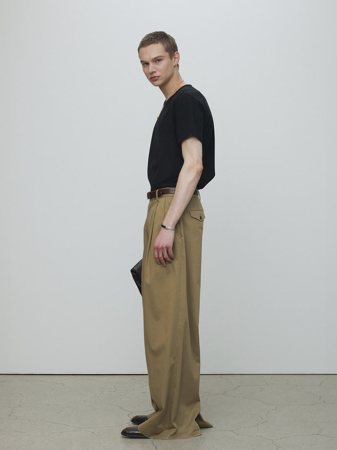 Tonywack - Raw Edge Washed T-Shirt (Black) product image 2 | TRAB K-Fashion Australia