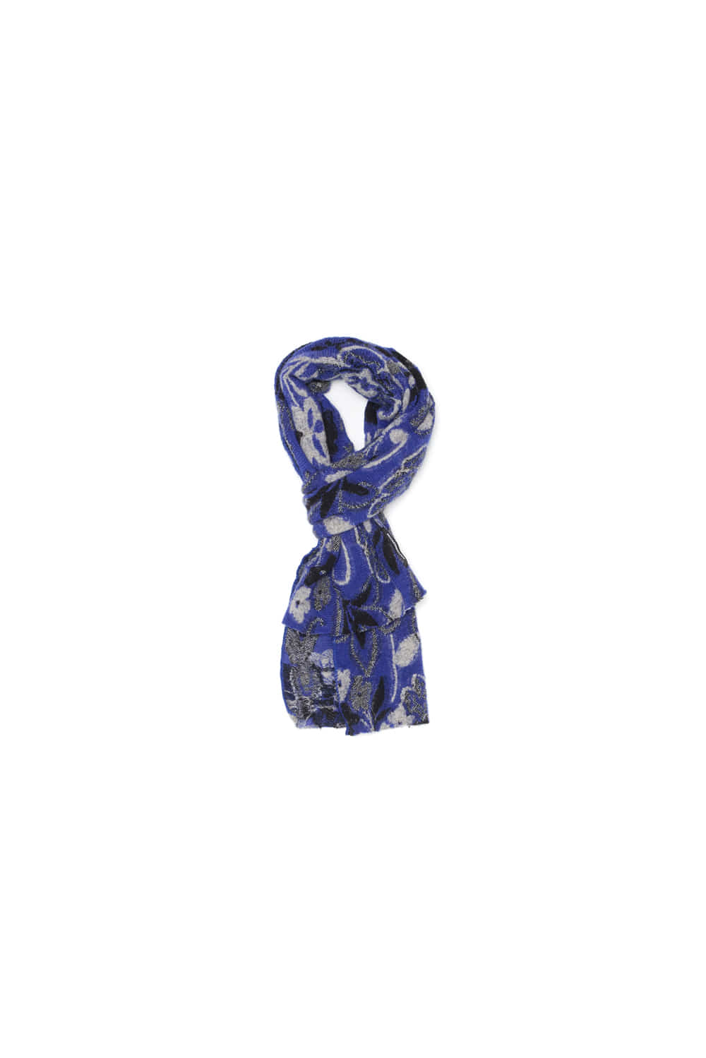 Hatchingroom - Floral Jacquard Muffler (Blue) product image 2 | TRAB K-Fashion Australia