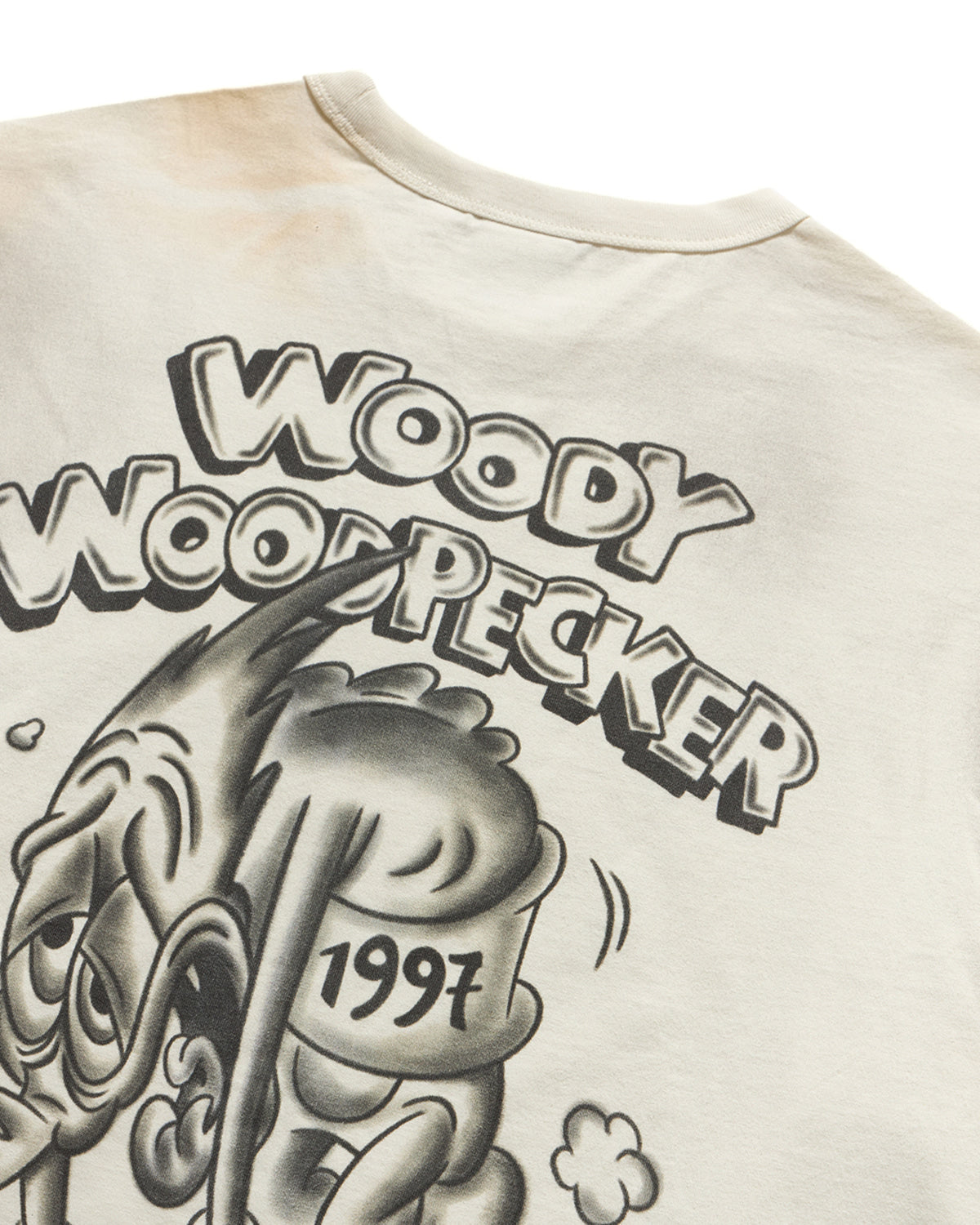 Eastlogue - Weakened Woody Printing L.s T-shirts (Cream) product image 4 | TRAB K-Fashion Australia