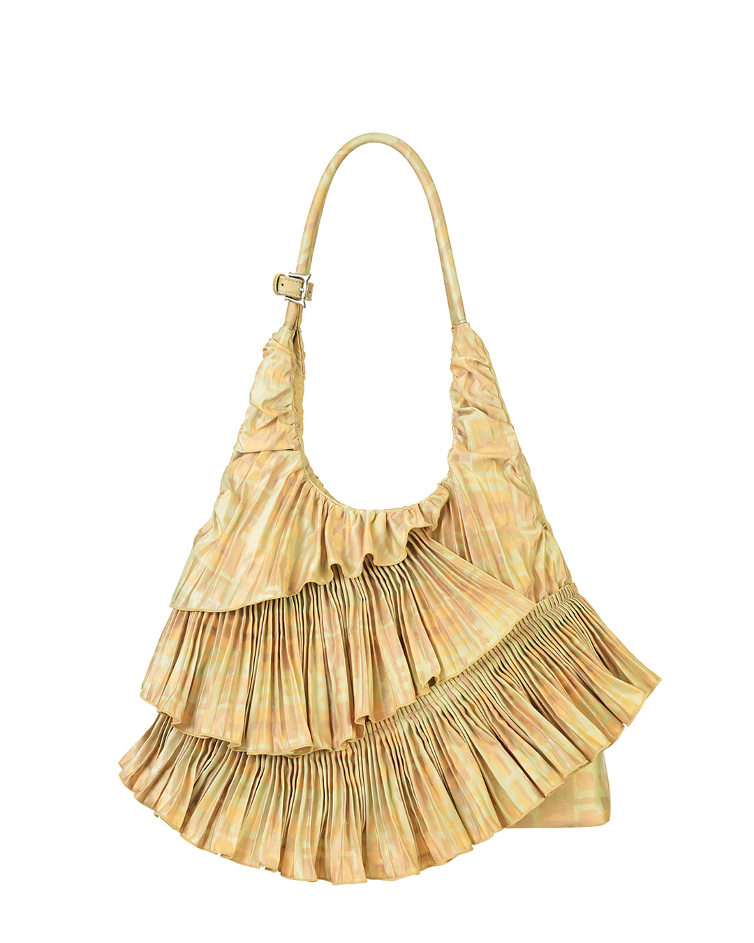 Stand Oil - Cloud Ringo Bag (Butter Plaid) product image 2 | TRAB K-Fashion Australia