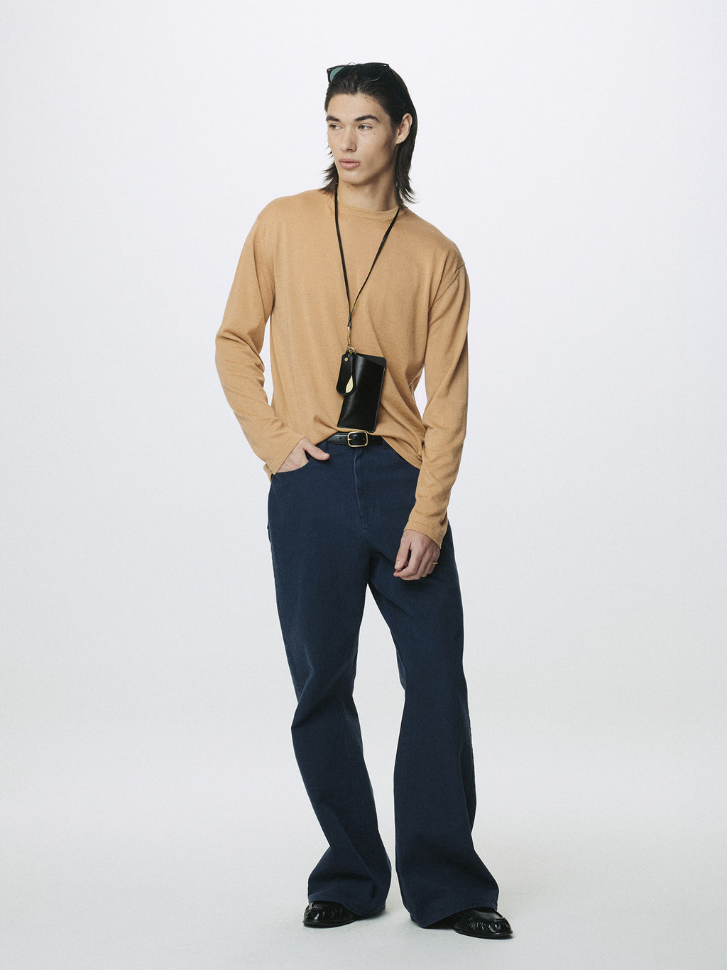 Tonywack - Feather-Weight Wool Longsleeve Knit (Custard Beige) product image 4 | TRAB K-Fashion Australia