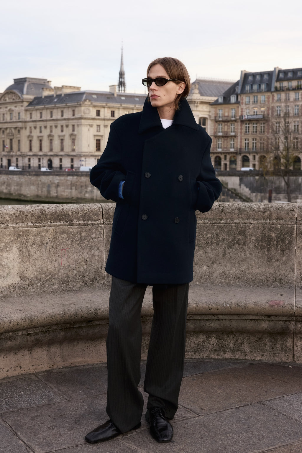 STU - Caban Coat In (Navy) product image 13 | TRAB K-Fashion Australia