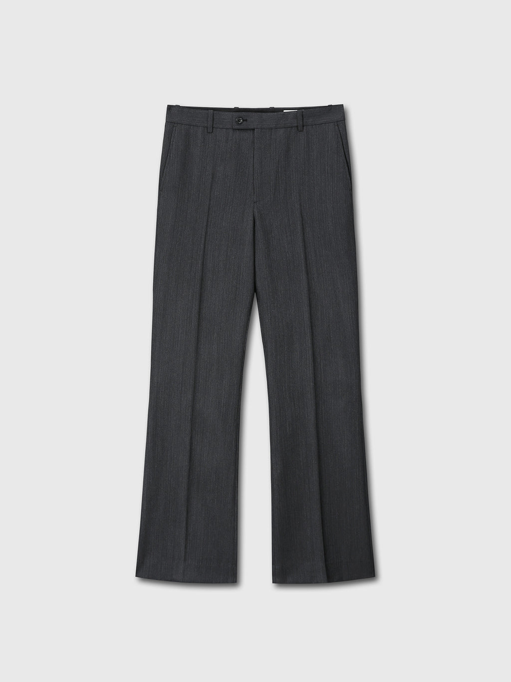 Tonywack - Virgin Wool Stripe Flared Trouser (Grey/Black) product image 9 | TRAB K-Fashion Australia