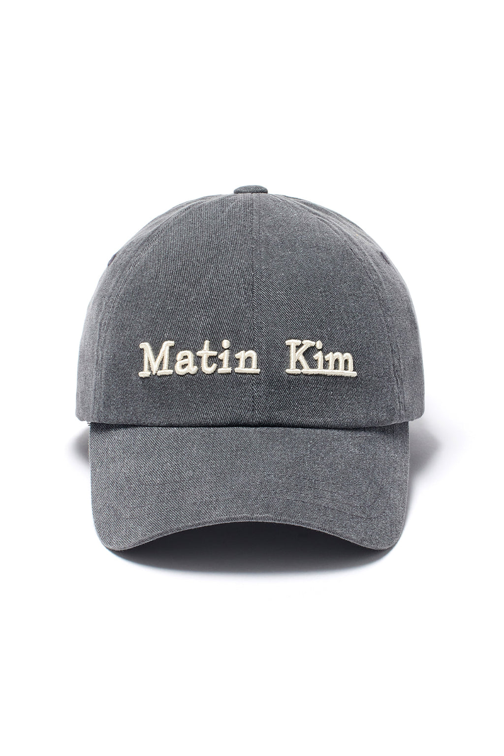 Matin Kim - Matin Classic Logo Ball Cap (Grey) product image 1 | TRAB K-Fashion Australia