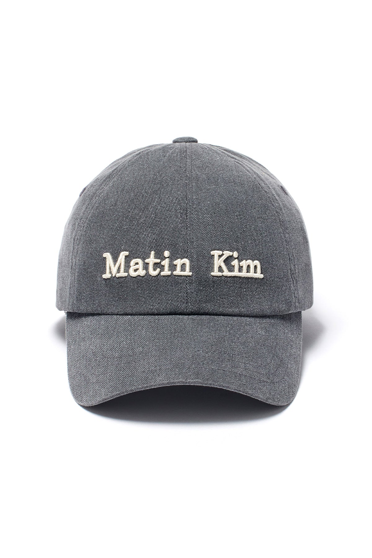 Matin Kim - Matin Classic Logo Ball Cap (Grey) product image 1 | TRAB K-Fashion Australia