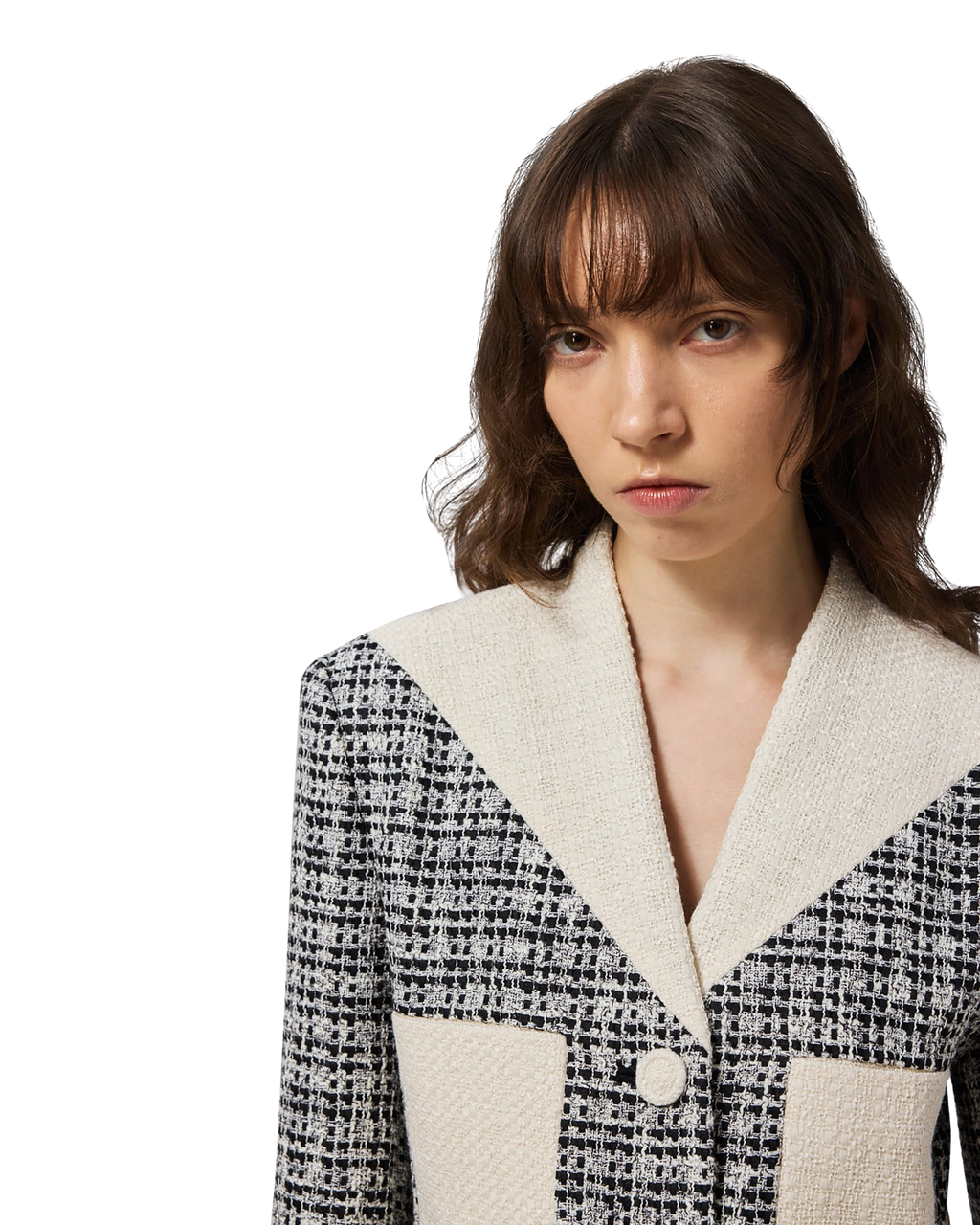 Kimhe Kim - Malevich Tweed Jacket Dress (Black/White) product image 7 | TRAB K-Fashion Australia