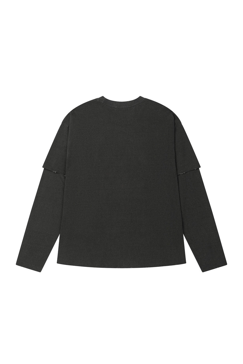 Deinet - Applique Layered T-Shirt (Dark Grey) product image 8 | TRAB K-Fashion Australia