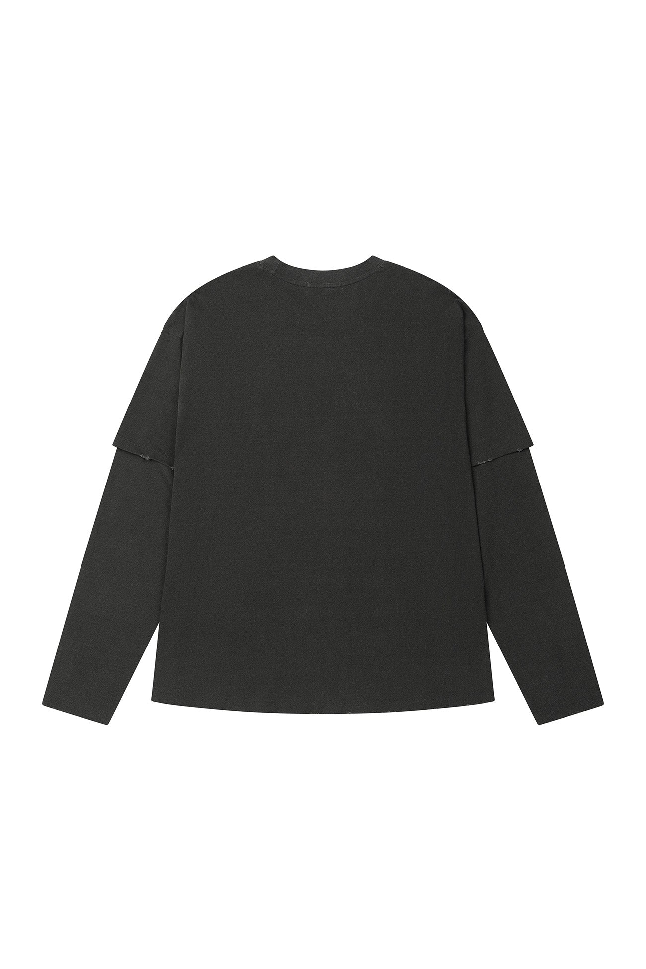 Deinet - Applique Layered T-Shirt (Dark Grey) product image 8 | TRAB K-Fashion Australia