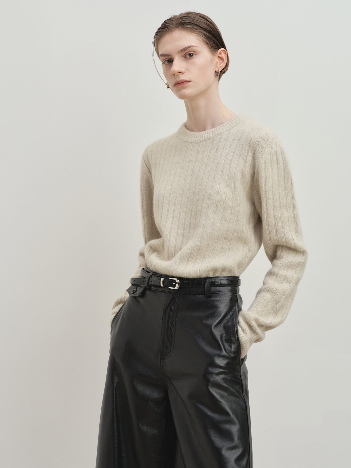 Tonywack - Leather Bermuda Shorts (Black) product image 4 | TRAB K-Fashion Australia