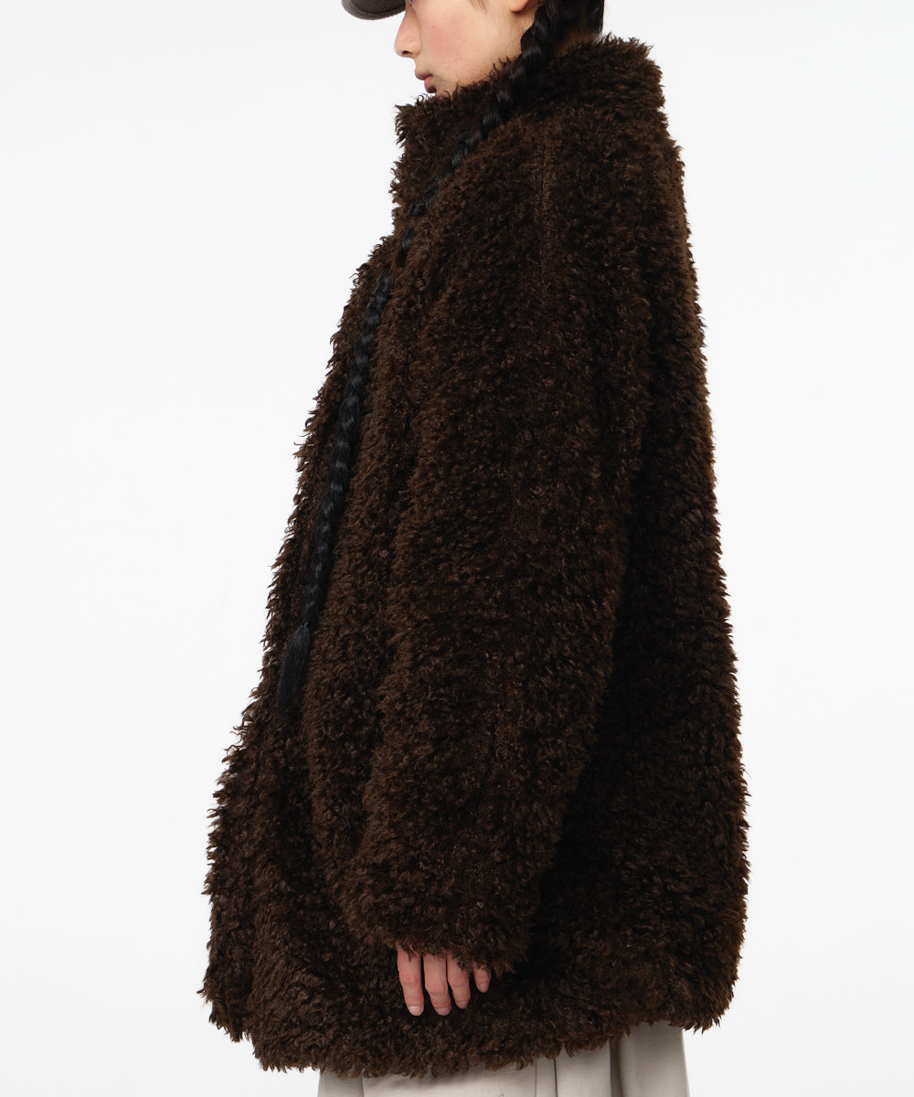 Coyseio - Soft Fur Coat (Dark Brown) product image 6 | TRAB K-Fashion Australia