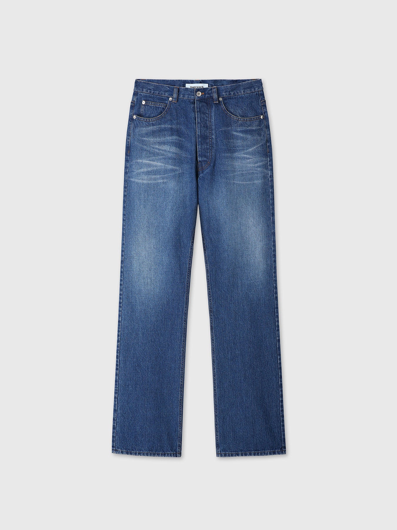 Tonywack - Loose Straight Denim Jeans (Mid Blue) product image 9 | TRAB K-Fashion Australia