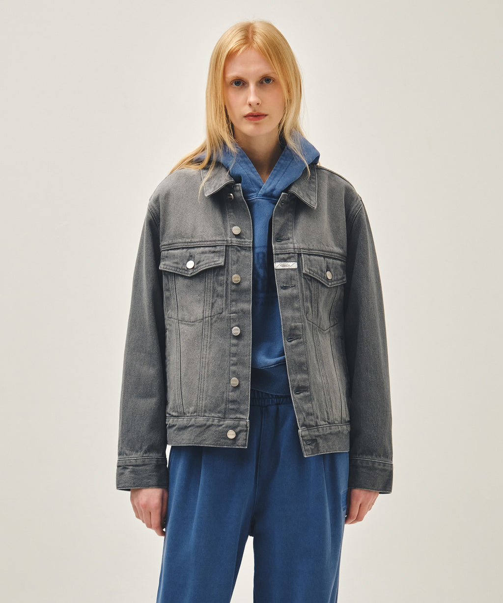 Marithe & Francois Girbaud - Denim Trucker Jacket (Gray) product image 1 | TRAB K-Fashion Australia