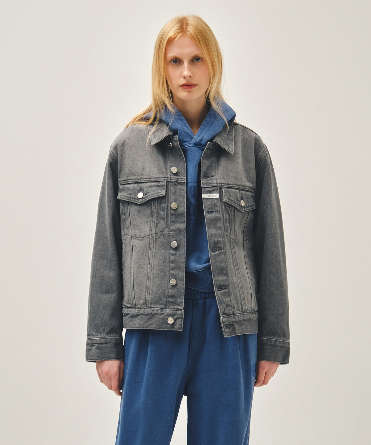 Marithe & Francois Girbaud - Denim Trucker Jacket (Gray) product image 1 | TRAB K-Fashion Australia